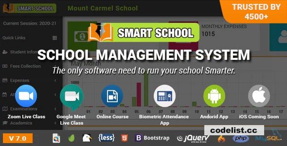 Smart School v7.0.1 - School Management System - nulled &raquo; Premium Scripts, Plugins &amp; Mobile