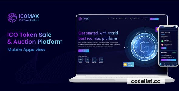 ICOMAX v1.0 - Token Sale & Auction Platform » Premium Scripts, Plugins & Mobile