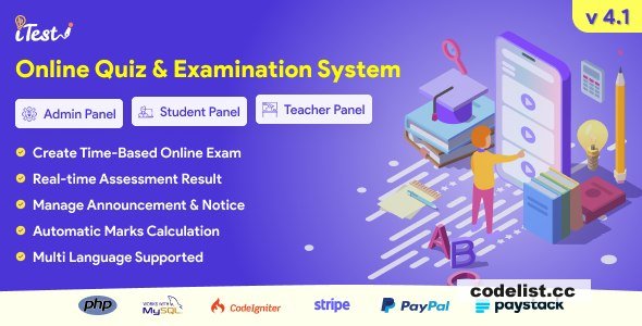 iTest v4.1 - Online Quiz &amp; Examination System &raquo; Premium Scripts, Plugins &amp; Mobile