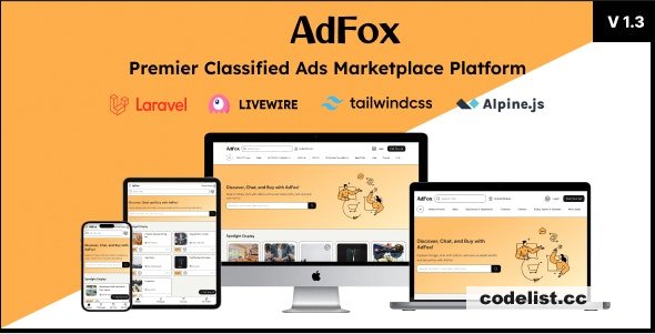 AdFox v2.0 - Dual-Experience Classified Ads with App-Like Feel on Mobile & Web Interface - nulled » Premium Scripts, Plugins & Mobile
