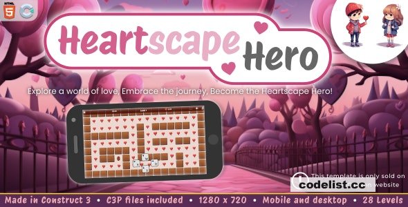 Heartscape Hero v1.0 - HTML5 Maze game » Premium Scripts, Plugins & Mobile