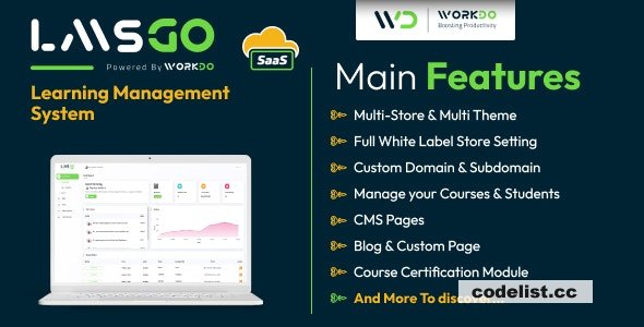 LMSGo SaaS v3.9 - Learning Management System - nulled » Premium Scripts, Plugins & Mobile