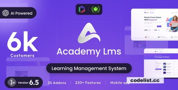Academy LMS v6.5 - Learning Management System - nulled » Premium Scripts, Plugins & Mobile