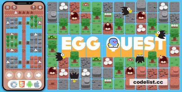Premium Game - EggQuest HTML5 , Construct 3 » Premium Scripts, Plugins & Mobile