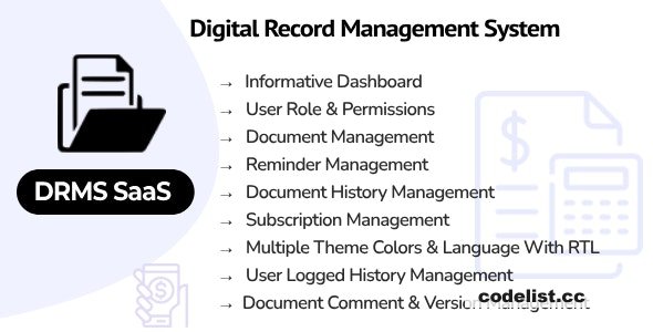 DRMS SaaS v1.4 - Digital Record Management System » Premium Scripts, Plugins & Mobile