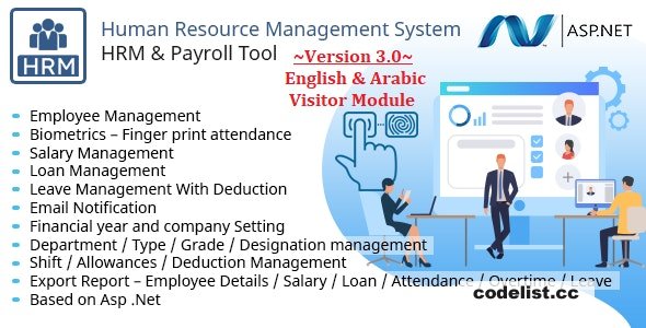 HRMS v4.1 - Human Resource Management System, Manage Employee Payroll Salary ZkTeco BioMetric attendance &raquo; Premium Scripts, Plugins &amp; Mobile