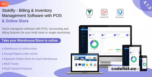 Stockifly v4.1.0 - Billing &amp; Inventory Management with POS and Online Shop &raquo; Premium Scripts, Plugins &amp; Mobile