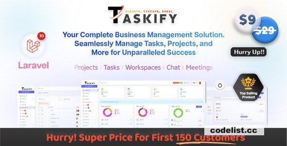 Taskify v1.0.8 - Project Management - Task Management & Productivity Tool » Premium Scripts, Plugins & Mobile