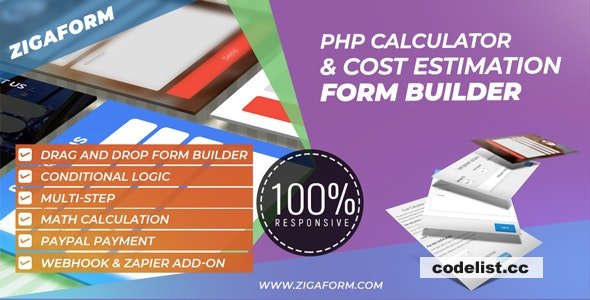 Zigaform v6.0.9 - PHP Calculator & Cost Estimation Form Builder » Premium Scripts, Plugins & Mobile