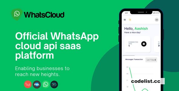 WhatsCloud v7.0 - Seamless Cloud API Integration SAAS - nulled » Premium Scripts, Plugins & Mobile