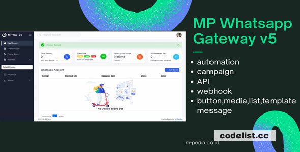 Whatsapp Gateway v7.0.0 - Multi Device - nulled &raquo; Premium Scripts, Plugins &amp; Mobile