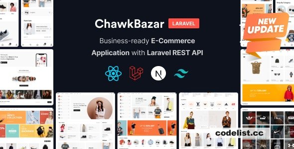 ChawkBazar Laravel v6.4.0 - React, Next, REST API Ecommerce With Multivendor » Premium Scripts, Plugins & Mobile