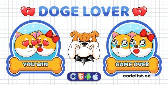 Premium Doge Lover - HTML5 Game, Construct 3 » Premium Scripts, Plugins & Mobile