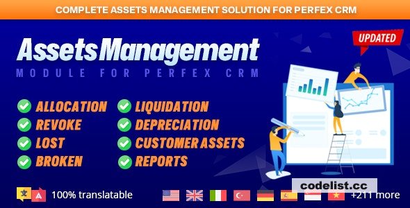 Assets Management module for Perfex CRM v1.1.0 - Organize company and client assets » Premium Scripts, Plugins & Mobile