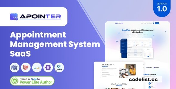 Apointer v1.0 - Appointment Management System SaaS - nulled » Premium Scripts, Plugins & Mobile