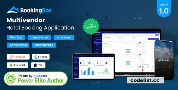 BookingBox v2.2 - Complete MultiVendor Hotel Booking Application SAAS - nulled » Premium Scripts, Plugins & Mobile