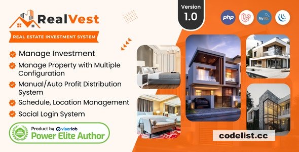 RealVest v2.0 - Real Estate Investment System - nulled » Premium Scripts, Plugins & Mobile