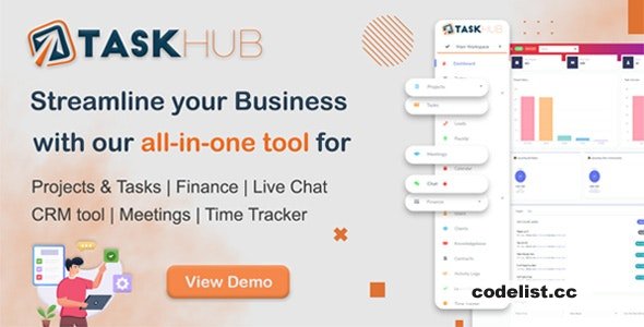 Taskhub v3.0.2 - Project Management, Finance, CRM Tool » Premium Scripts, Plugins & Mobile