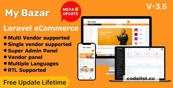 My Bazar v3.5 - Single & Multivendor Laravel eCommerce Platform » Premium Scripts, Plugins & Mobile