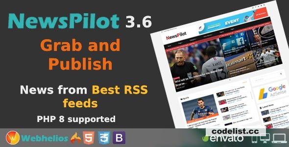 NewsPilot v3.6 - Automatic News Aggregator & Script » Premium Scripts, Plugins & Mobile