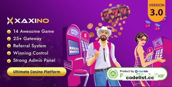 Xaxino v3.0 - Ultimate Casino Platform - nulled » Premium Scripts, Plugins & Mobile