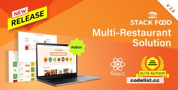 StackFood - React User Website v3.0 » Premium Scripts, Plugins & Mobile