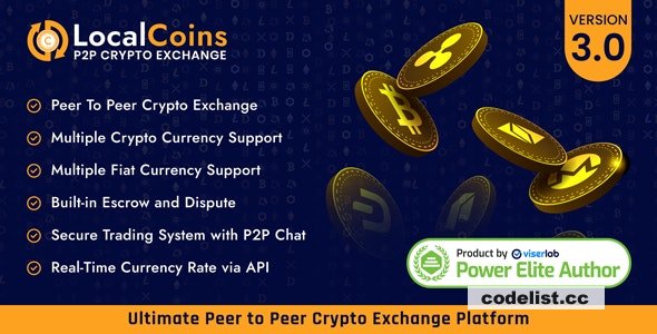LocalCoins v3.0 - Ultimate Peer to Peer Crypto Exchange Platform - nulled » Premium Scripts, Plugins & Mobile