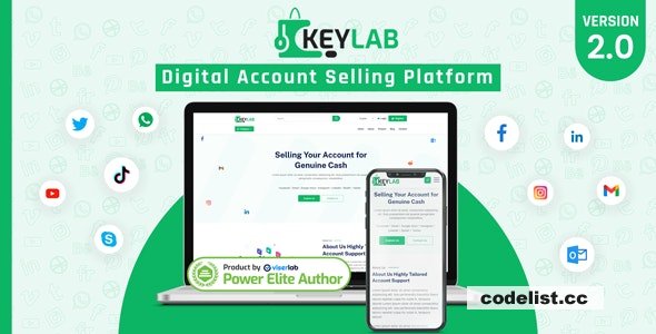 KeyLab v2.0 - Digital Account Selling Platform - nulled » Premium Scripts, Plugins & Mobile
