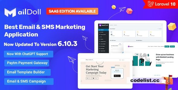 Maildoll v6.10.5 - Email Marketing Application - A SAAS Based Email Marketing Software » Premium Scripts, Plugins & Mobile