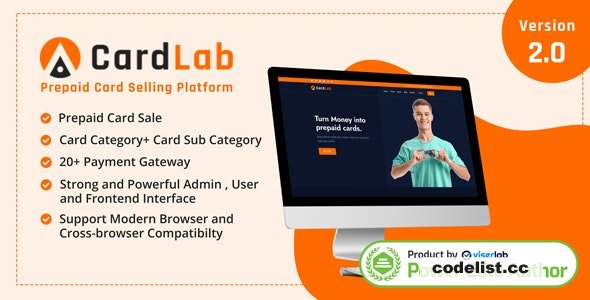 CardLab v2.0 - Prepaid Card Selling Platform - nulled » Premium Scripts, Plugins & Mobile