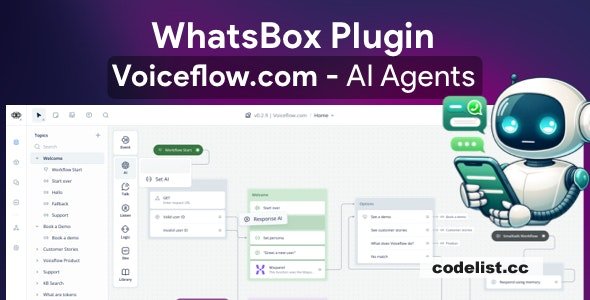VoiceFlow AI agent for WhatsApp v1.2 - Plugin for WhatsBox &raquo; Premium Scripts, Plugins &amp; Mobile
