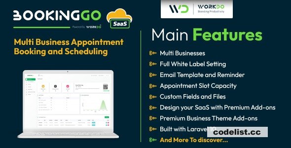 BookingGo SaaS v4.1 - Multi Business Appointment Booking and Scheduling - nulled » Premium Scripts, Plugins & Mobile