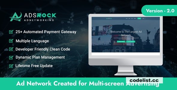 AdsRock v2.0 - Ads Network & Digital Marketing Platform - nulled » Premium Scripts, Plugins & Mobile