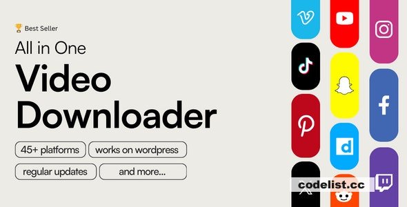 All in One Video Downloader Script v2.19.0 - nulled » Premium Scripts, Plugins & Mobile