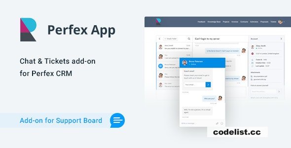 Perfex CRM Chat & Tickets App for Support Board v1.1.3 » Premium Scripts, Plugins & Mobile
