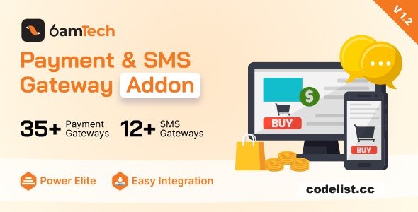 6amTech Payment & SMS Gateway Addon v1.2 - nulled » Premium Scripts, Plugins & Mobile