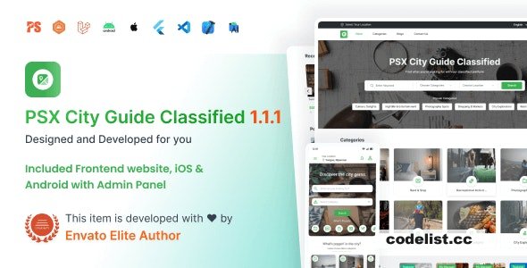 City Guide v1.1.1 - Complete Directory Listing Platform (Frontend, Mobile App with Admin Panel) » Premium Scripts, Plugins & Mobile