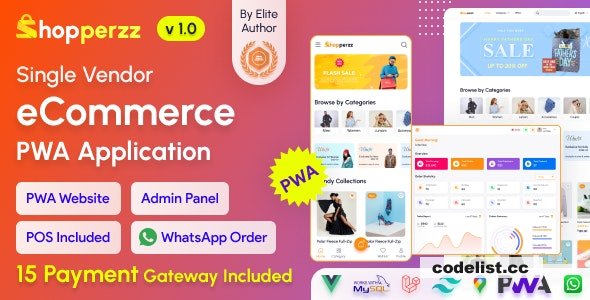 Shopperzz v1.1 - PWA eCommerce CMS with POS & WhatsApp Ordering - nulled » Premium Scripts, Plugins & Mobile
