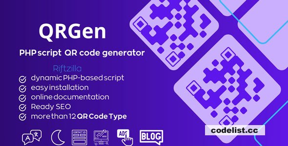 QRGen v1.0 - Powerful PHP QR Code Generation Script » Premium Scripts, Plugins & Mobile