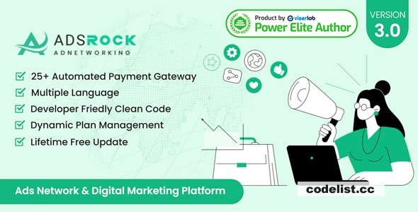 AdsRock v3.1 - Ads Network & Digital Marketing Platform - nulled » Premium Scripts, Plugins & Mobile