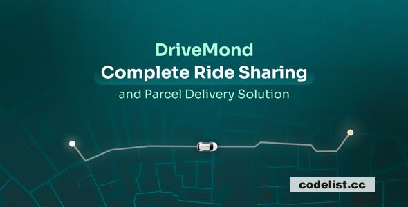 DriveMond v1.7 - Ride Sharing & Parcel Delivery Solution Scripts - nulled » Premium Scripts, Plugins & Mobile