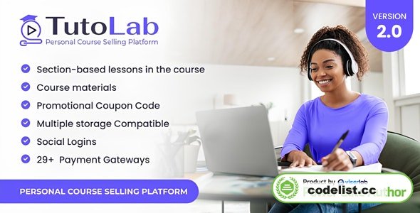TutoLab v2.0 - Personal Course Selling Platform - nulled &raquo; Premium Scripts, Plugins &amp; Mobile