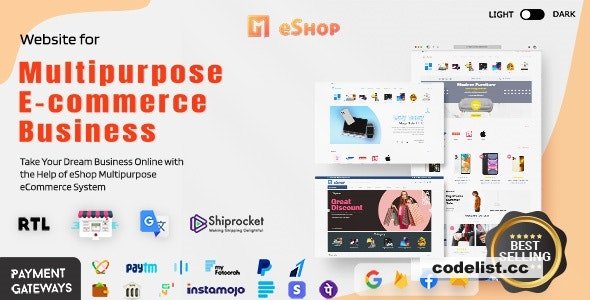 eShop Web v2.9.3 - Multi Vendor eCommerce Marketplace / CMS - nulled » Premium Scripts, Plugins & Mobile