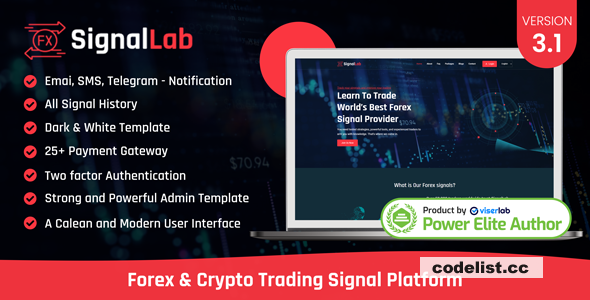 SignalLab v3.1 - Forex And Crypto Trading Signal Platform - nulled » Premium Scripts, Plugins & Mobile