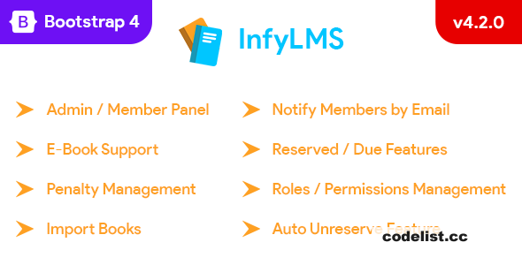 LMS - Library Management System with E-Books (Laravel + ReactJS) v4.2.0 » Premium Scripts, Plugins & Mobile