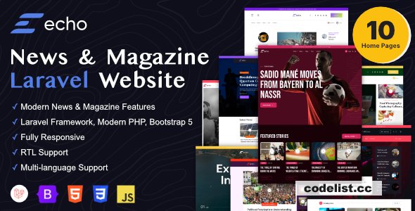Echo v1.2.0 - News & Magazine Laravel Platform » Premium Scripts, Plugins & Mobile