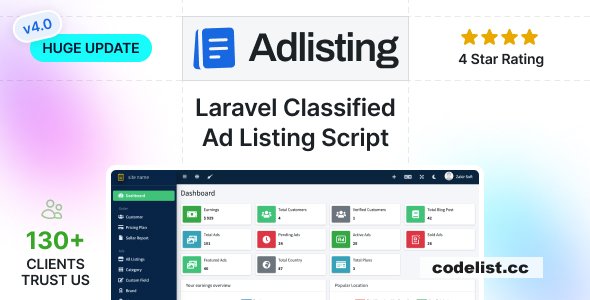 Adlisting v4.18.0 - Buy Sell Classified Ads Marketplace Laravel Script » Premium Scripts, Plugins & Mobile