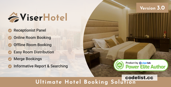ViserHotel v3.0 - Ultimate Hotel Booking Solution - nulled » Premium Scripts, Plugins & Mobile