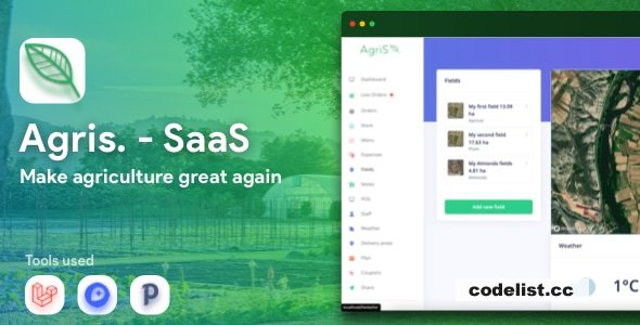 Agris v4.1.0 - SaaS platform script for agriculture » Premium Scripts, Plugins & Mobile