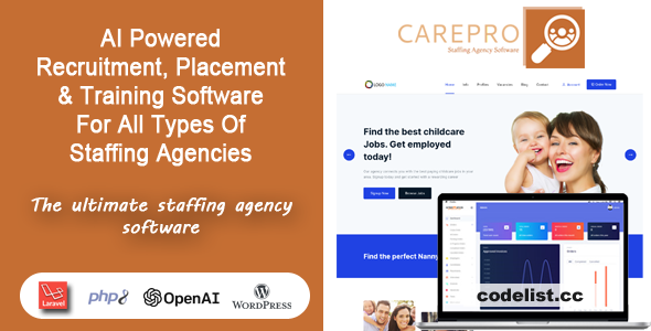 CarePro - AI Recruitment & Staffing Agency Software - 22 July 2024 - nulled » Premium Scripts, Plugins & Mobile
